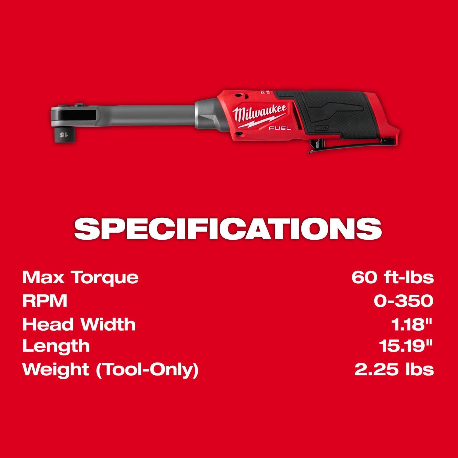 Milwaukee 1/4 in. drive High Speed Ratchet