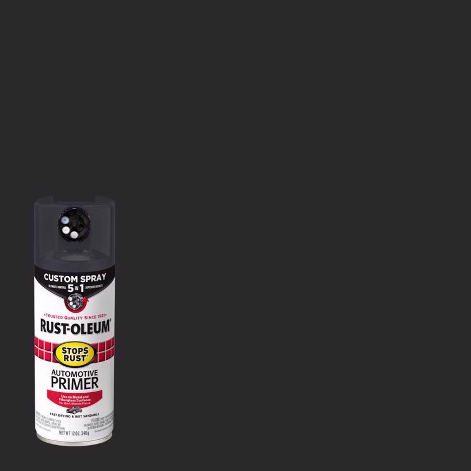 Rust-Oleum Stops Rust Flat Dark Gray Primer Spray 12 oz.