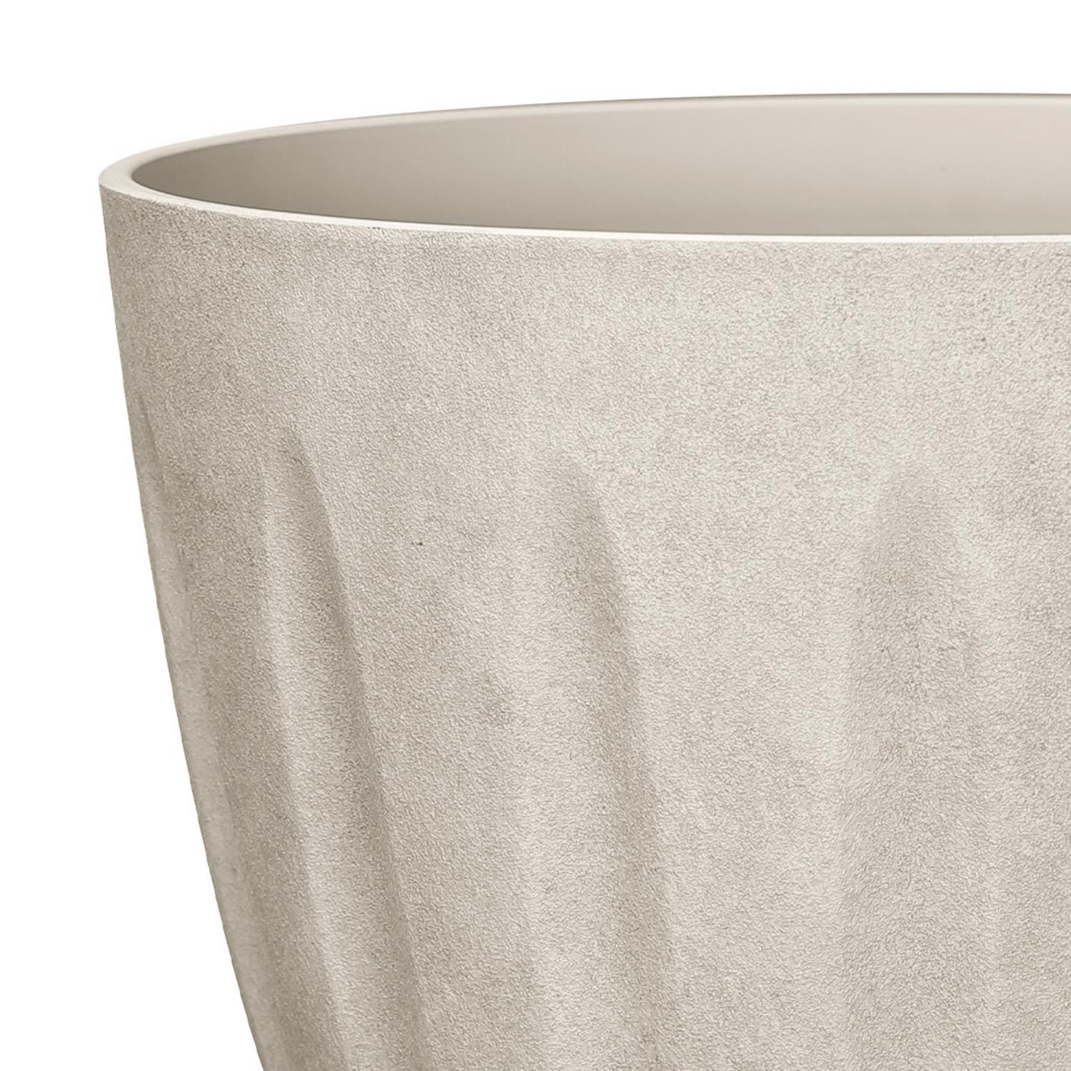 L&G Solutions 10 in. H X 12 in. W X 12 in. D X 12 in. D Polyresin Spritzer Planter Sand