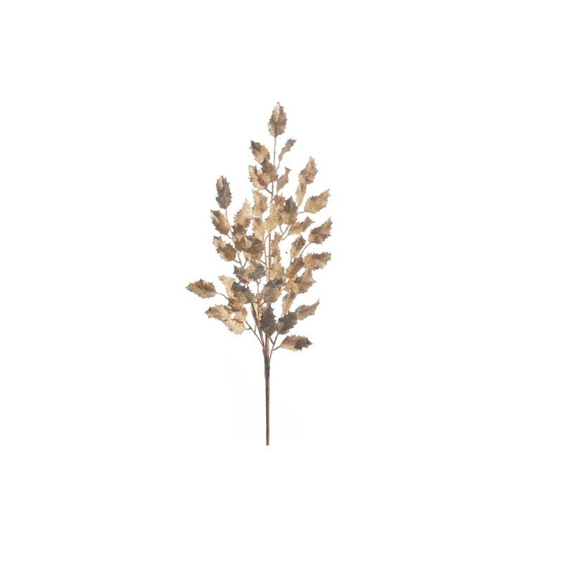 Raz Imports 36 in. GLITTERED LEAF SPRAY