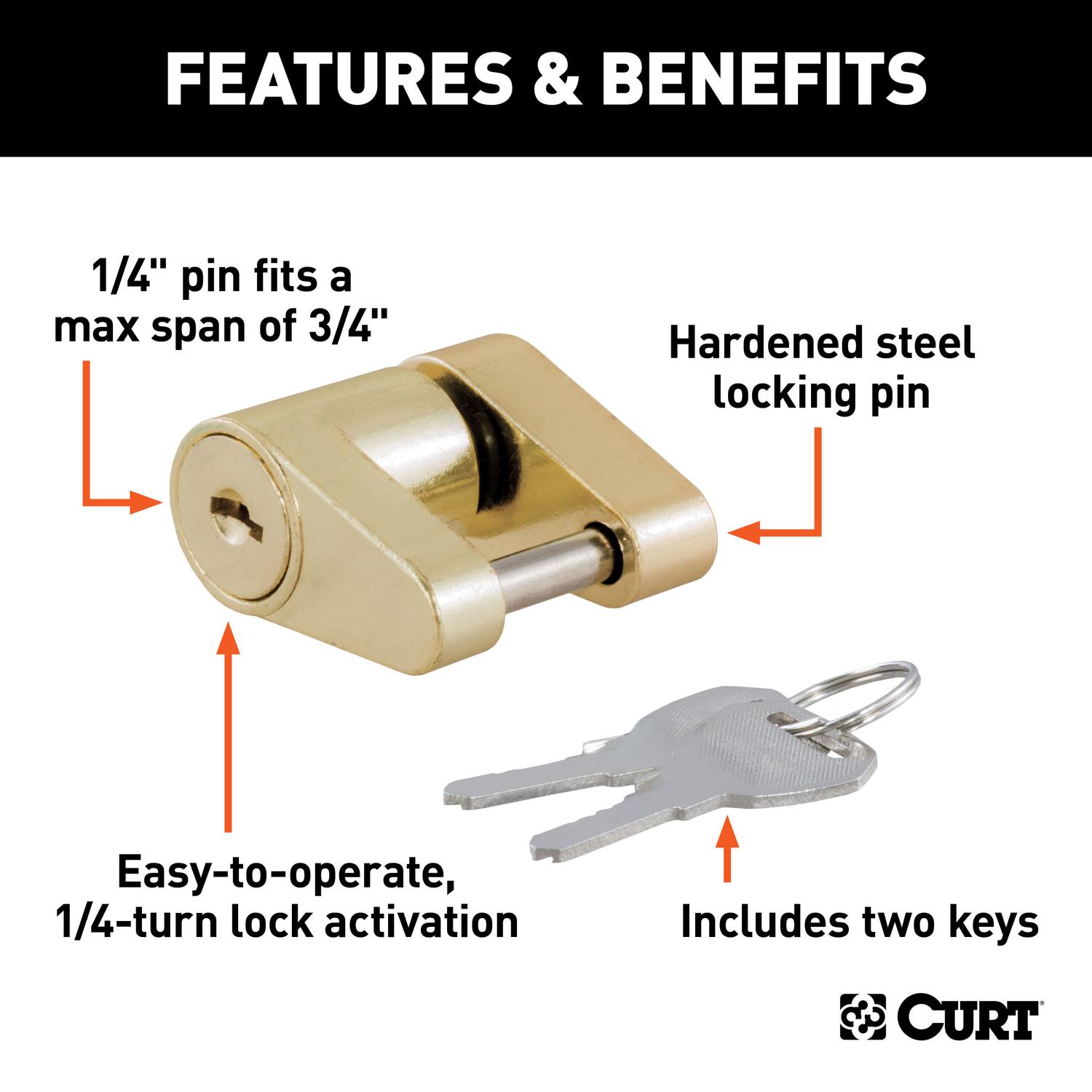 CURT Coupler Lock