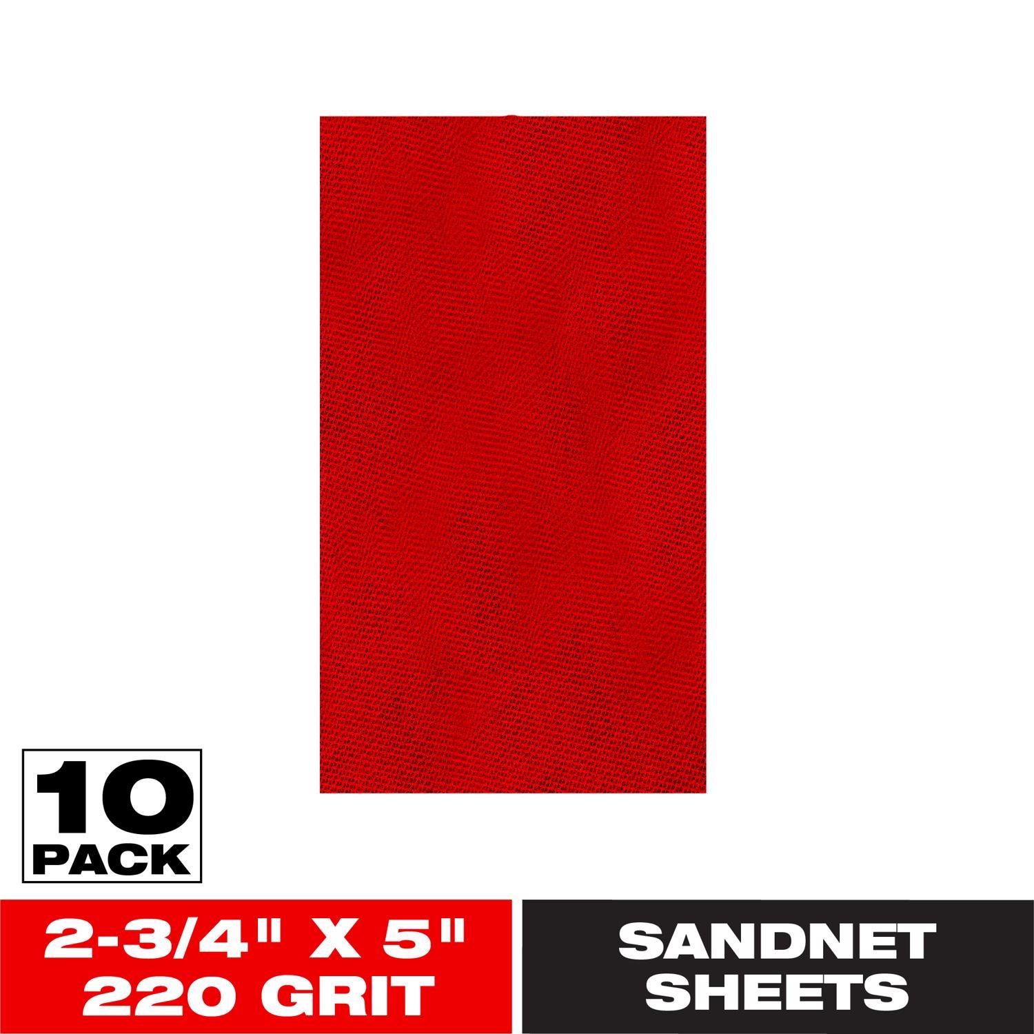 Diablo SandNet 5 in. L X 2-3/4 in. W 220 Grit Ultra Fine Block Hand Sanding Pad