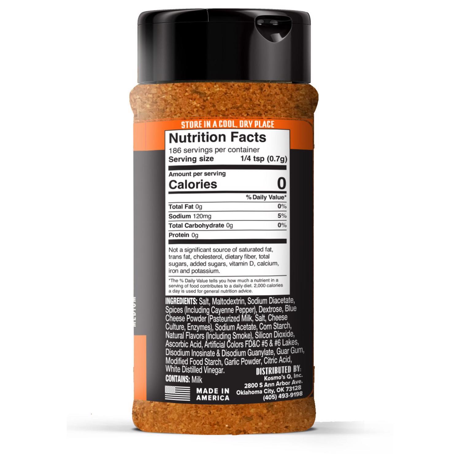 Kosmos Q Wing Dust Buffalo Wing Seasoning 5 oz