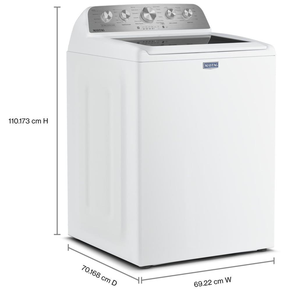 Maytag 4.7 Cu. Ft. Pet Pro Top Load Washer in White