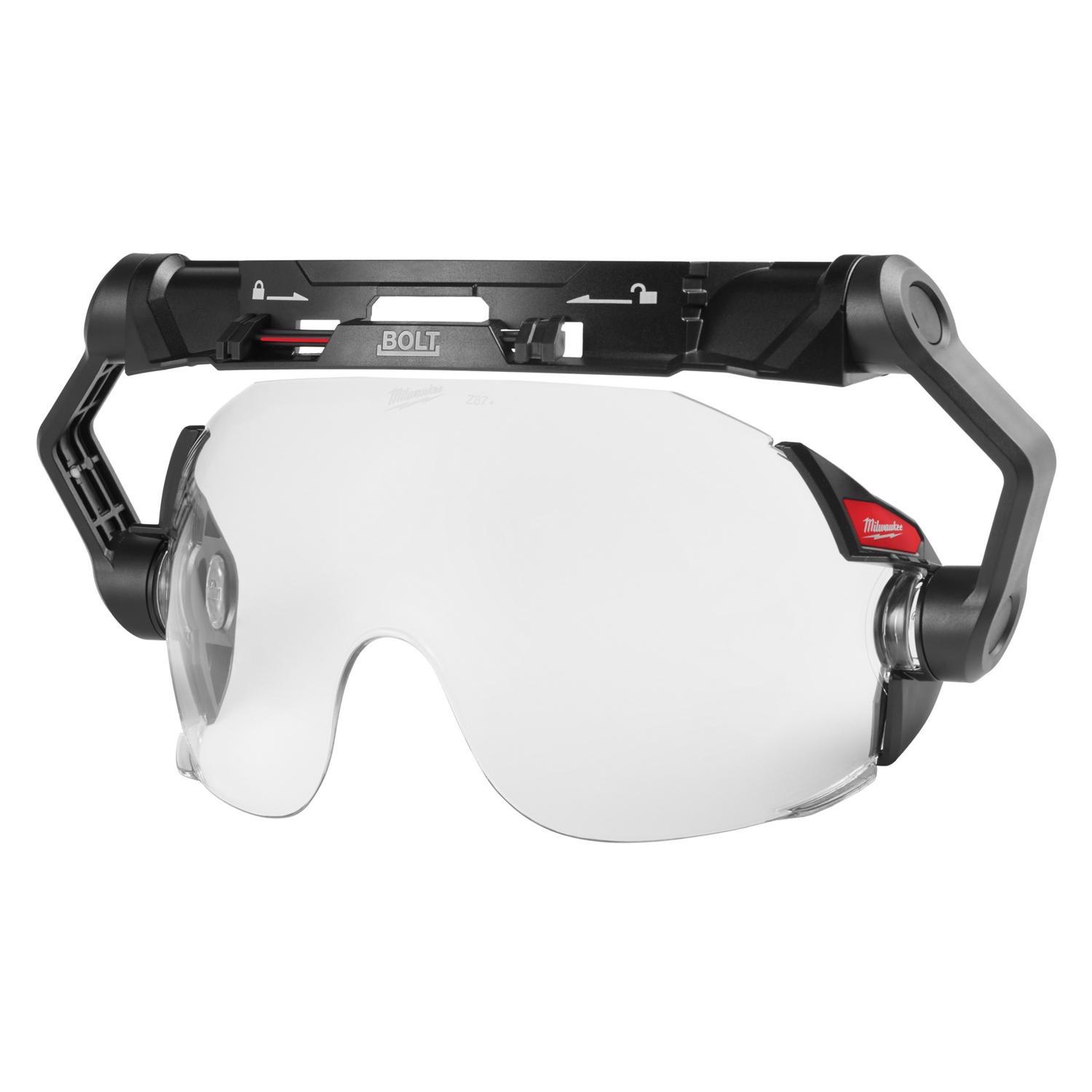 Milwaukee Bolt Anti-Fog PPE Protective Glasses Clear Lens Black Frame 1 pk