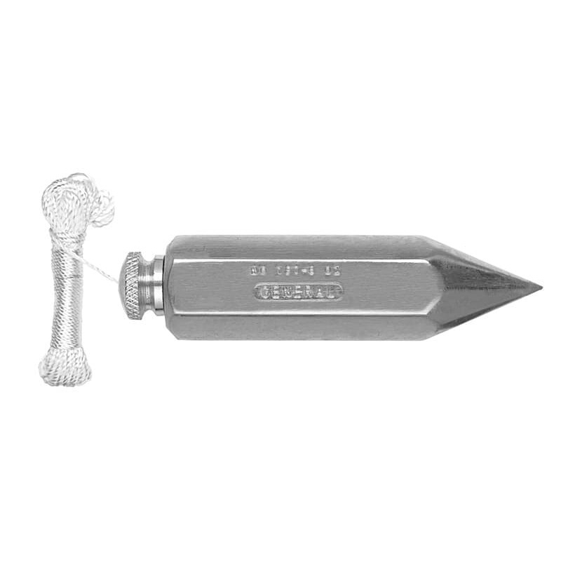General 8 oz Steel Plumb Bob 4 in. L 1 pc