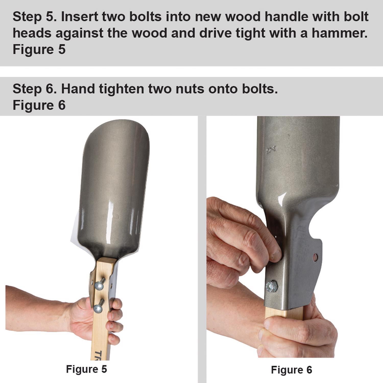 Truper 48 in. Wood Post Hole Digger Replacement Handle