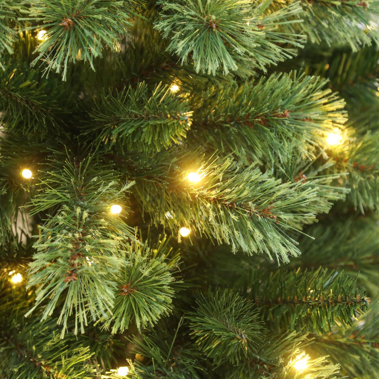 Celebrations 7 ft. Full LED 400 ct Cashmere Pine Color Changing Christmas Tree