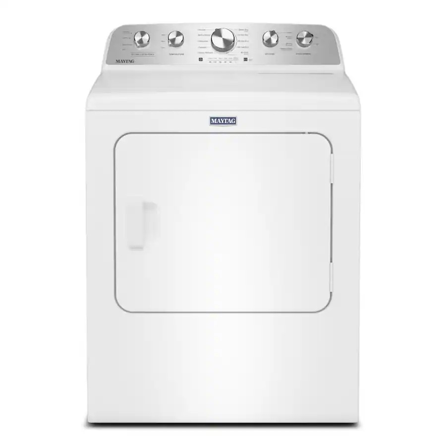 Maytag - 7.0 Cu. Ft. Gas Dryer with Extra Power and Pet Pro Option - White