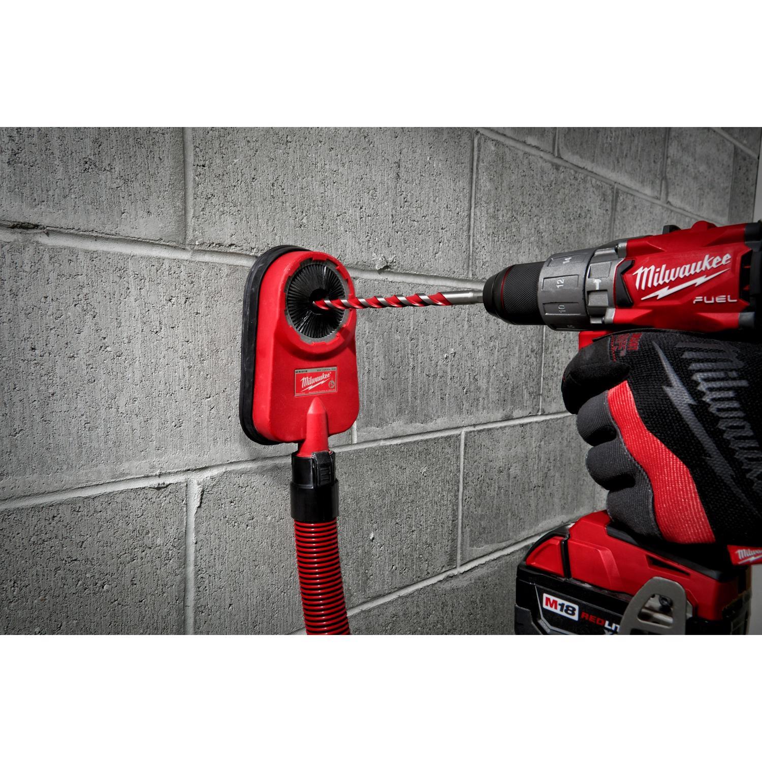 Milwaukee Shockwave 1/4 in. X 12 in. L Carbide Hammer Drill Bit 3-Flat Shank 1 pk