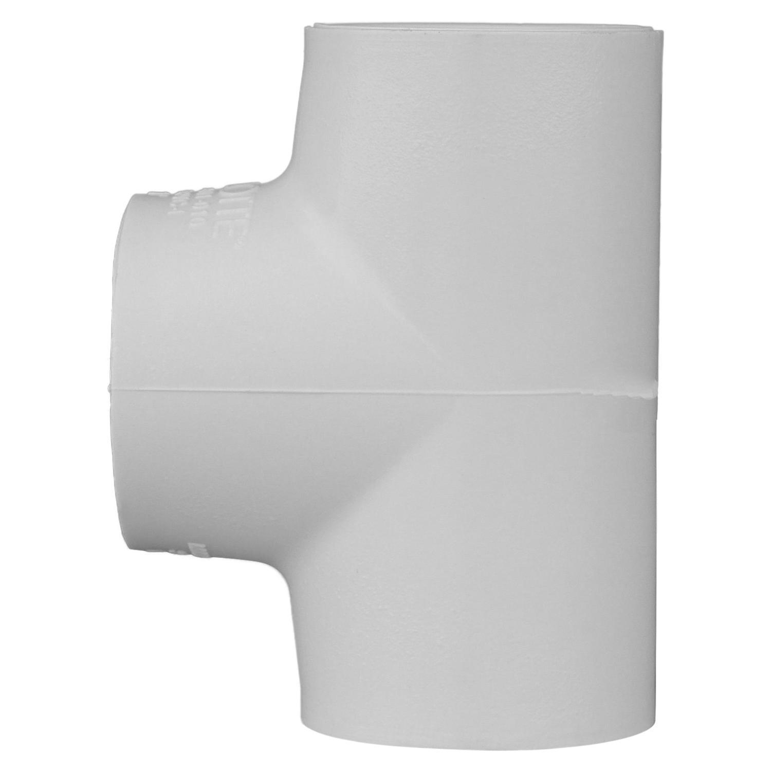 Charlotte Pipe Schedule 40 1 in. Slip X 1 in. D Slip PVC Tee 1 pk
