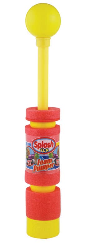 Ja-Ru Splash Foam Pumper Water Toy Soft Foam/Plastic 1 pk
