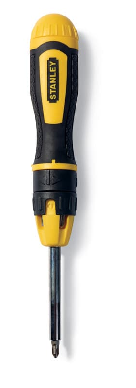 Stanley Multi-Bit Ratchet Screwdriver 7 in. 10 pc