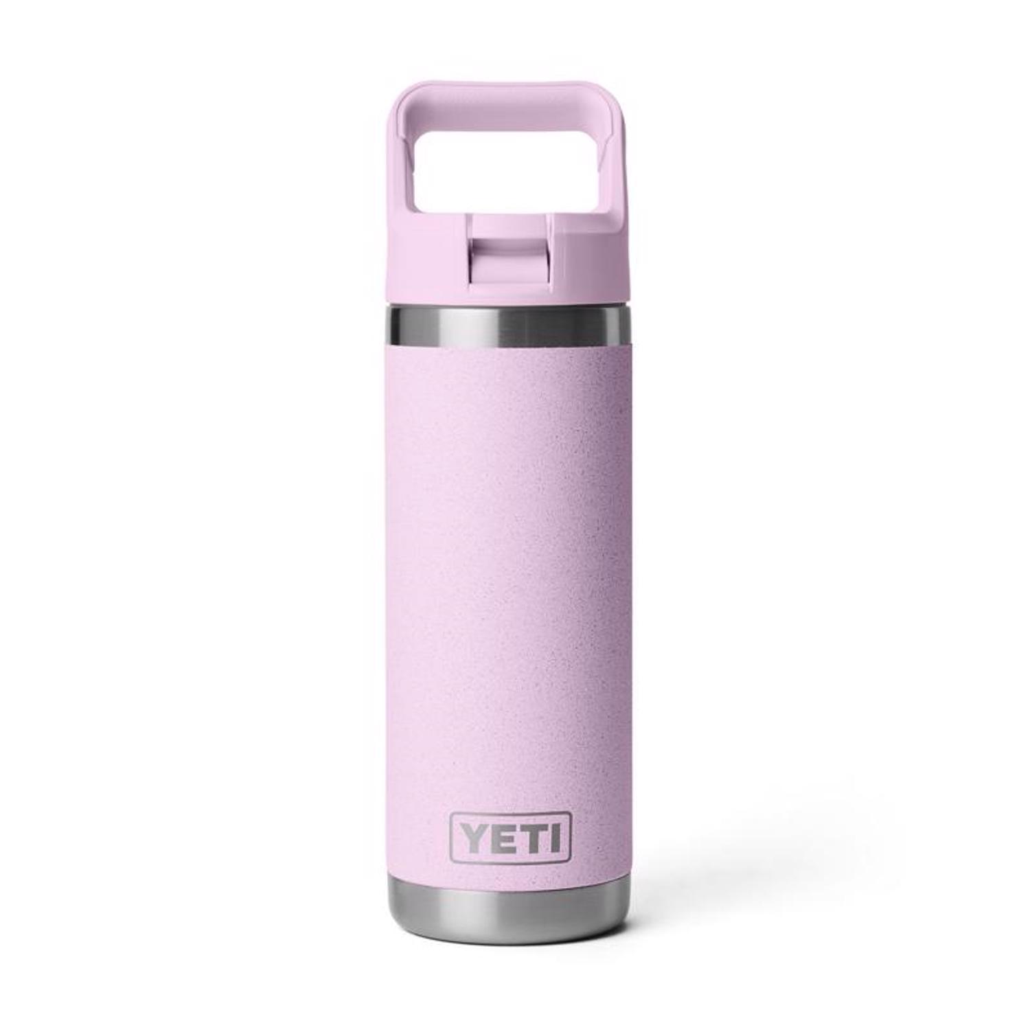 YETI Rambler 18 oz Cherry Blossom BPA Free Bottle with Straw Cap