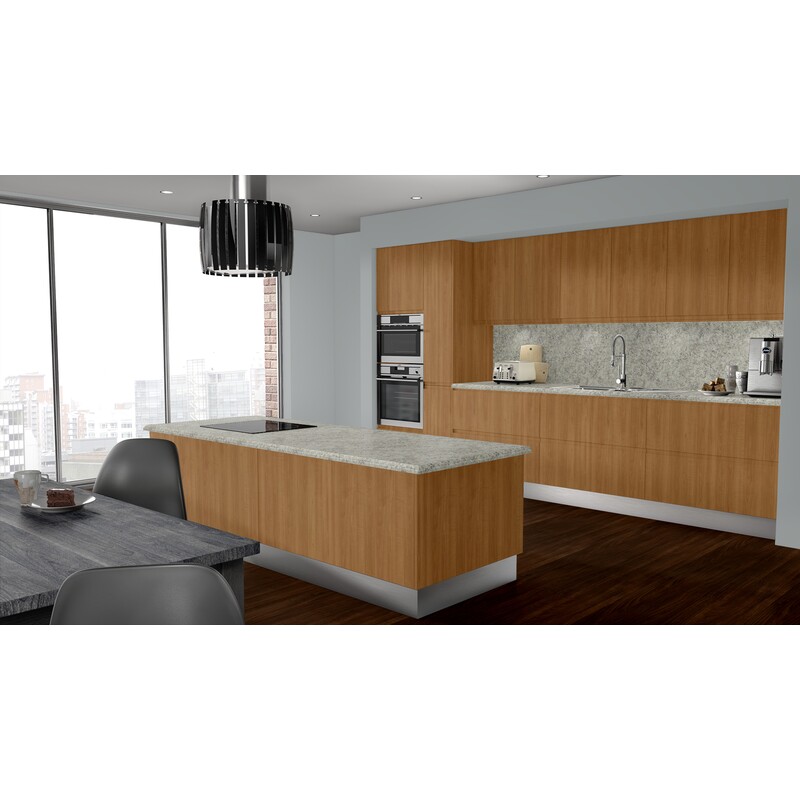 Hartson-Kennedy Laminate Kitchen Countertop 6 ft. White Juparana E-Top 2000