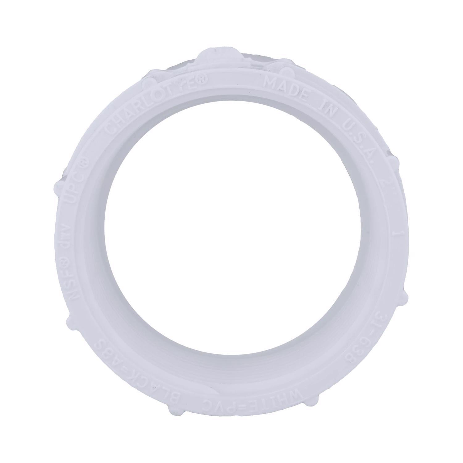 Charlotte Pipe Schedule 40 2 in. Hub X 2 in. D FPT PVC Pipe Adapter 1 pk
