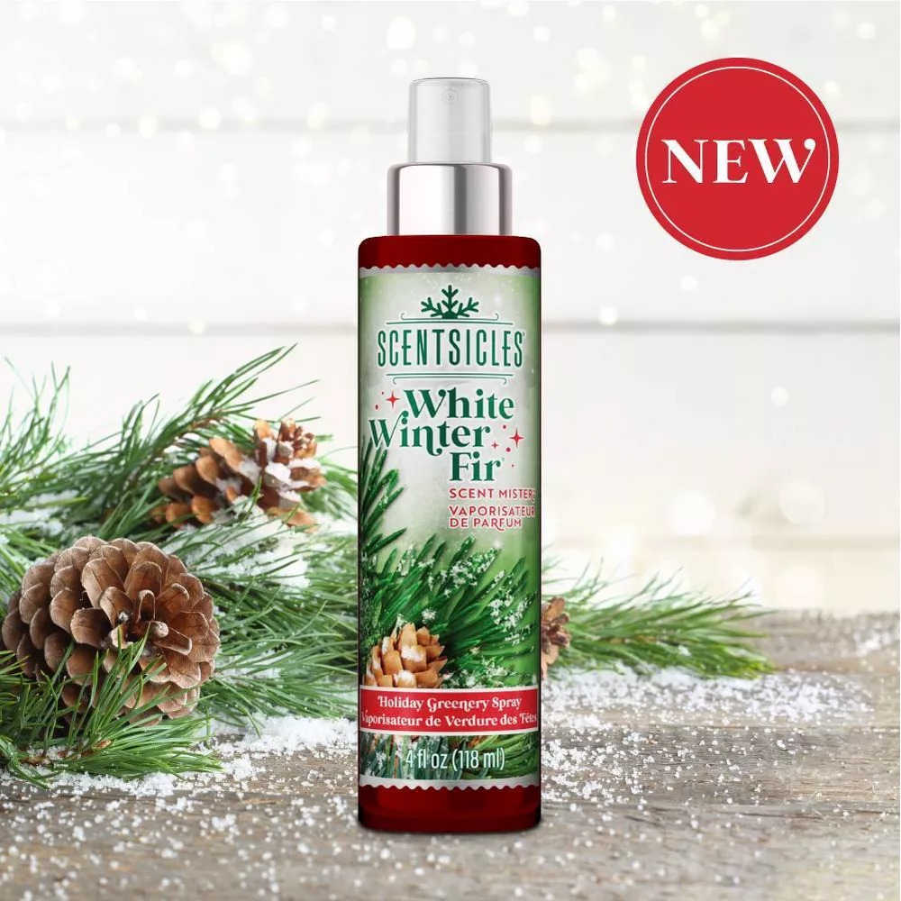 Scentsicles, Scent Mister Spray, White Winter Fir - 4 oz.