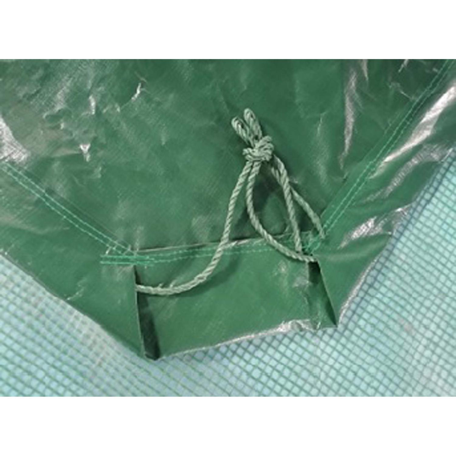 Ace 8 ft. W X 8 ft. L Medium Duty Polyethylene Yard Tarp Black/Green