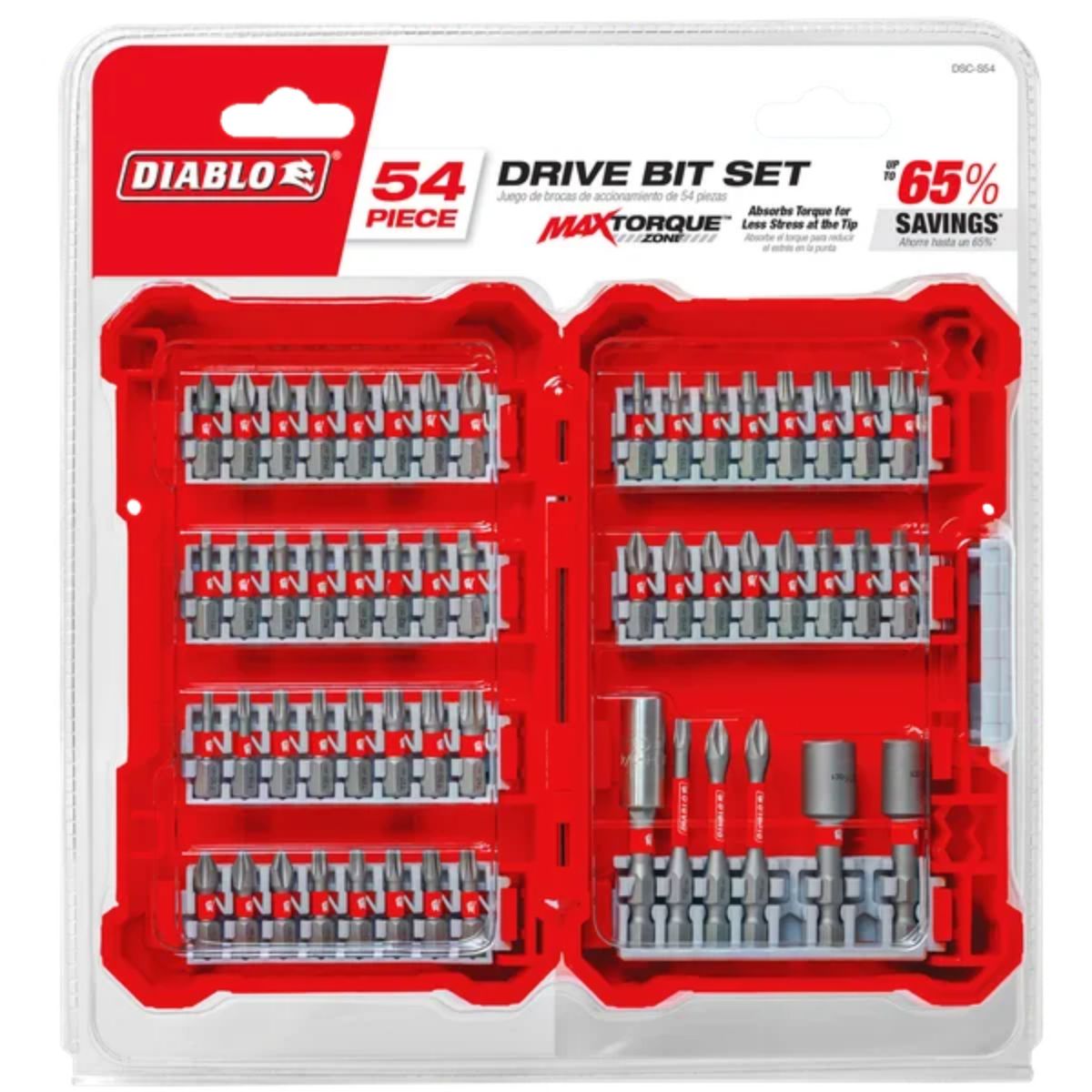 Diablo Screwdriving Set 54 pack