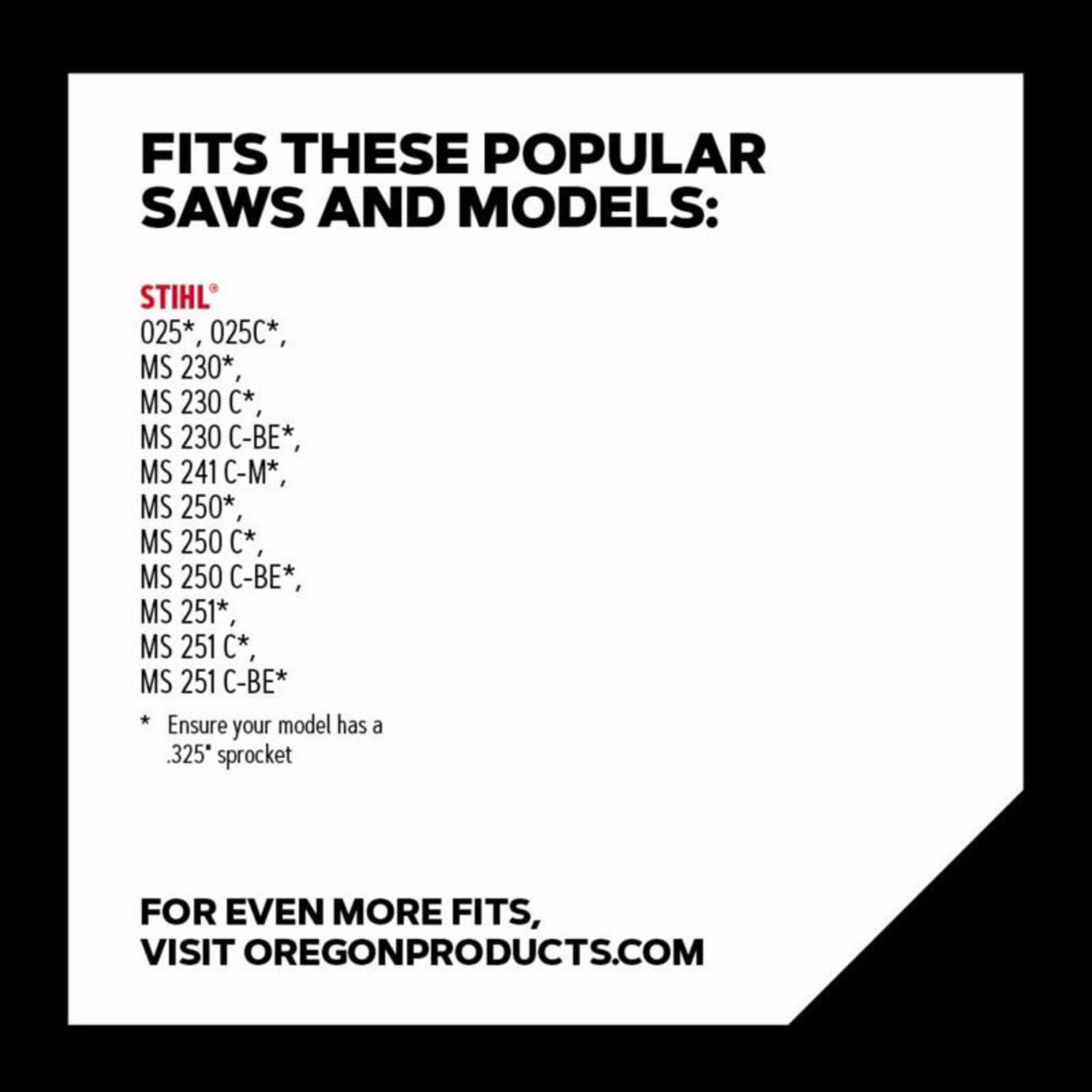Oregon ControlCut L68 18 in. Chainsaw Chain 68 links