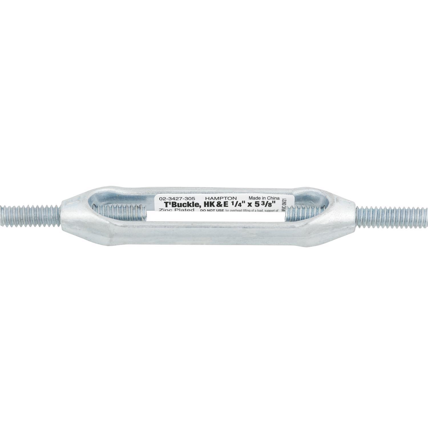 Hampton Zinc-Plated Aluminum/Steel Turnbuckle 160 lb