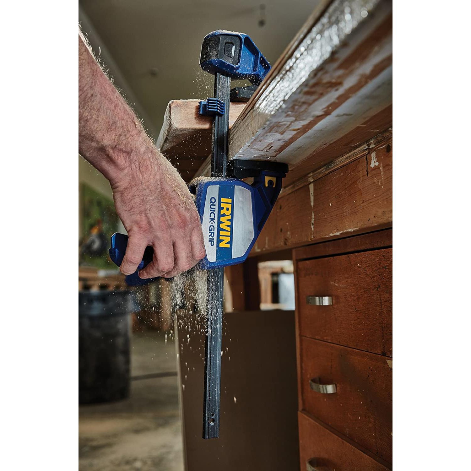 Irwin Quick-Grip 12 in. X 2-7/16 in. D Bar Clamp 140 lb 1 pc