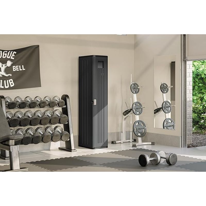 Suncast Tall Storage Locker Black