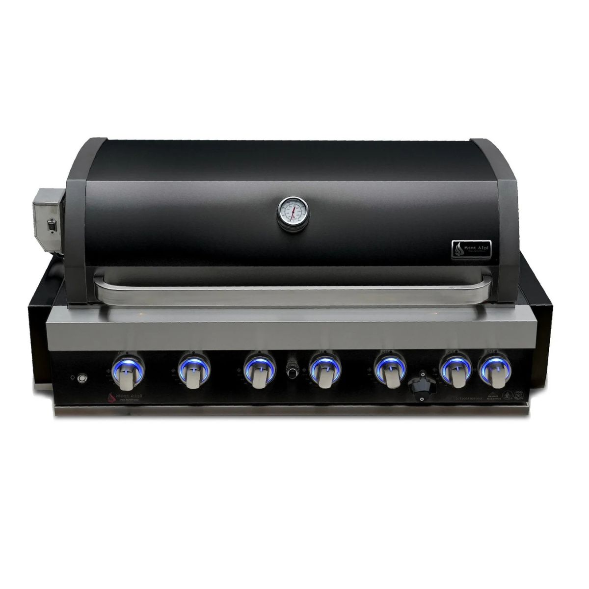 Mont Alpi 44 in. Black Stainless Steel Built-In Grill