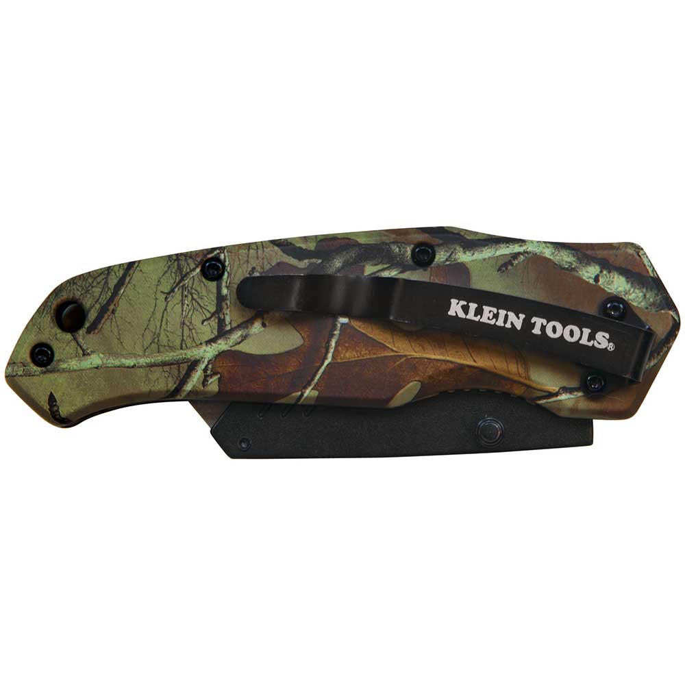 Klein Folding Utility Knife Camo Assisted-Open