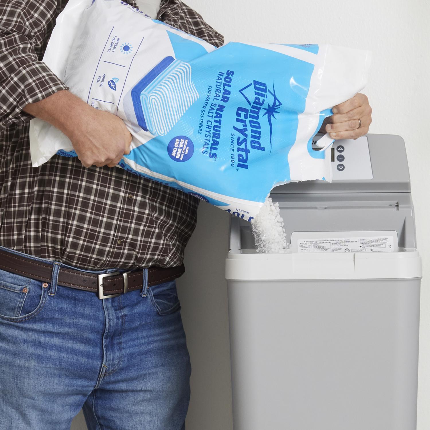 Diamond Crystal Solar Naturals Water Softener Salt Crystal 40 lb