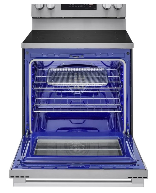 LG 6.3 cu. ft. Smart Wi-Fi Enabled ProBake Convection Electric Range with Air Fry & EasyClean