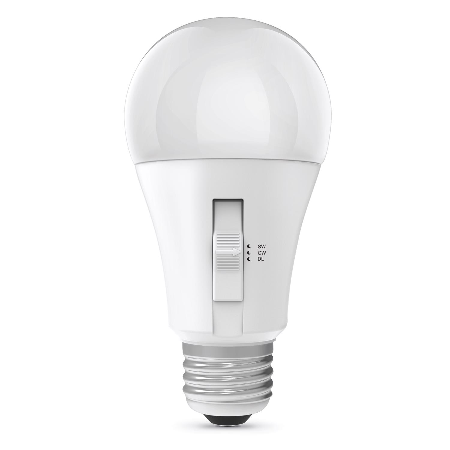 Feit Electric A19 E26 (Medium) LED Motion Activated Bulb Tunable White/Color Changing 100 Watt Equiv