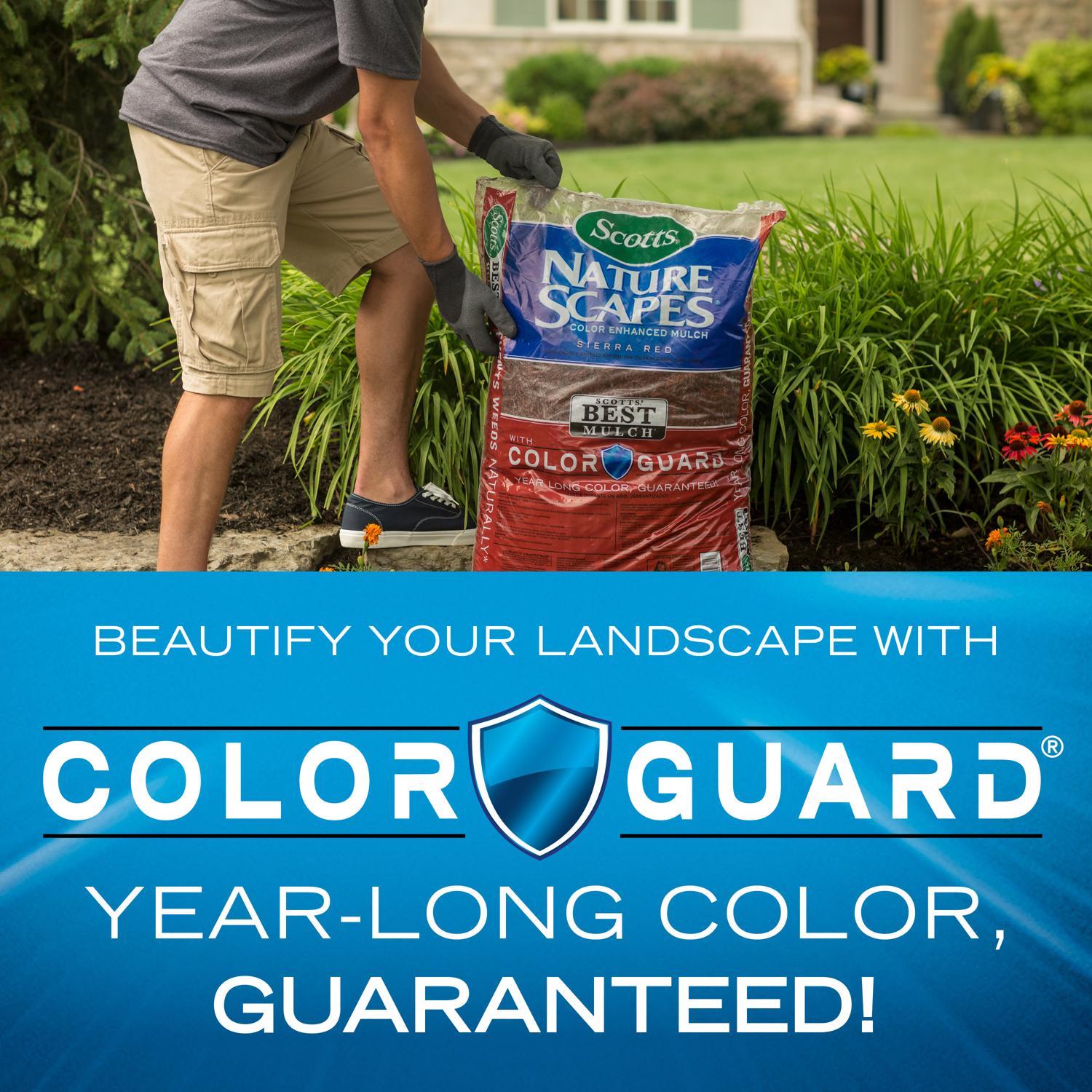 Scotts Nature Scapes Red Weed Preventer Color Enhanced Mulch 1.5 cu ft