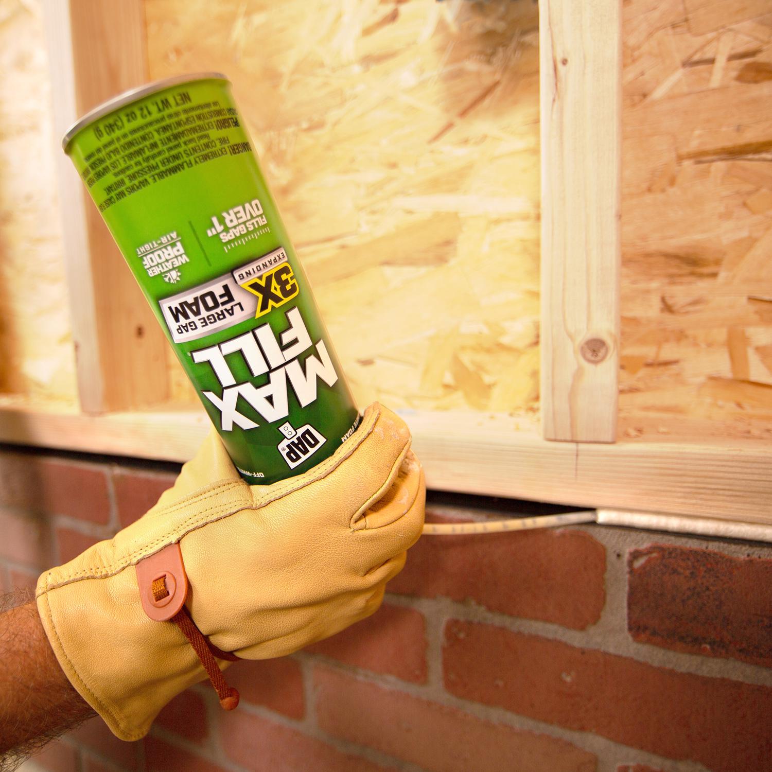 Touch 'n Foam Max Fill Tan Polyurethane Foam Expanding Sealant 12 oz