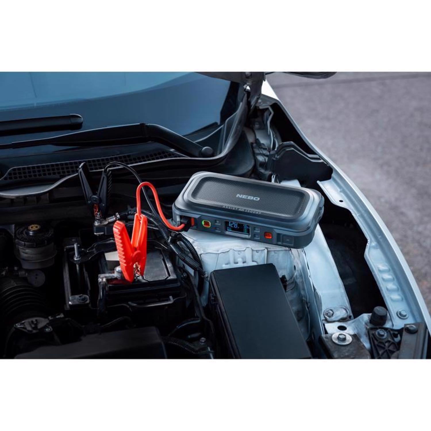 NEBO Assist Air Automatic 12 V 1500 amps Jump Starter and Inflator