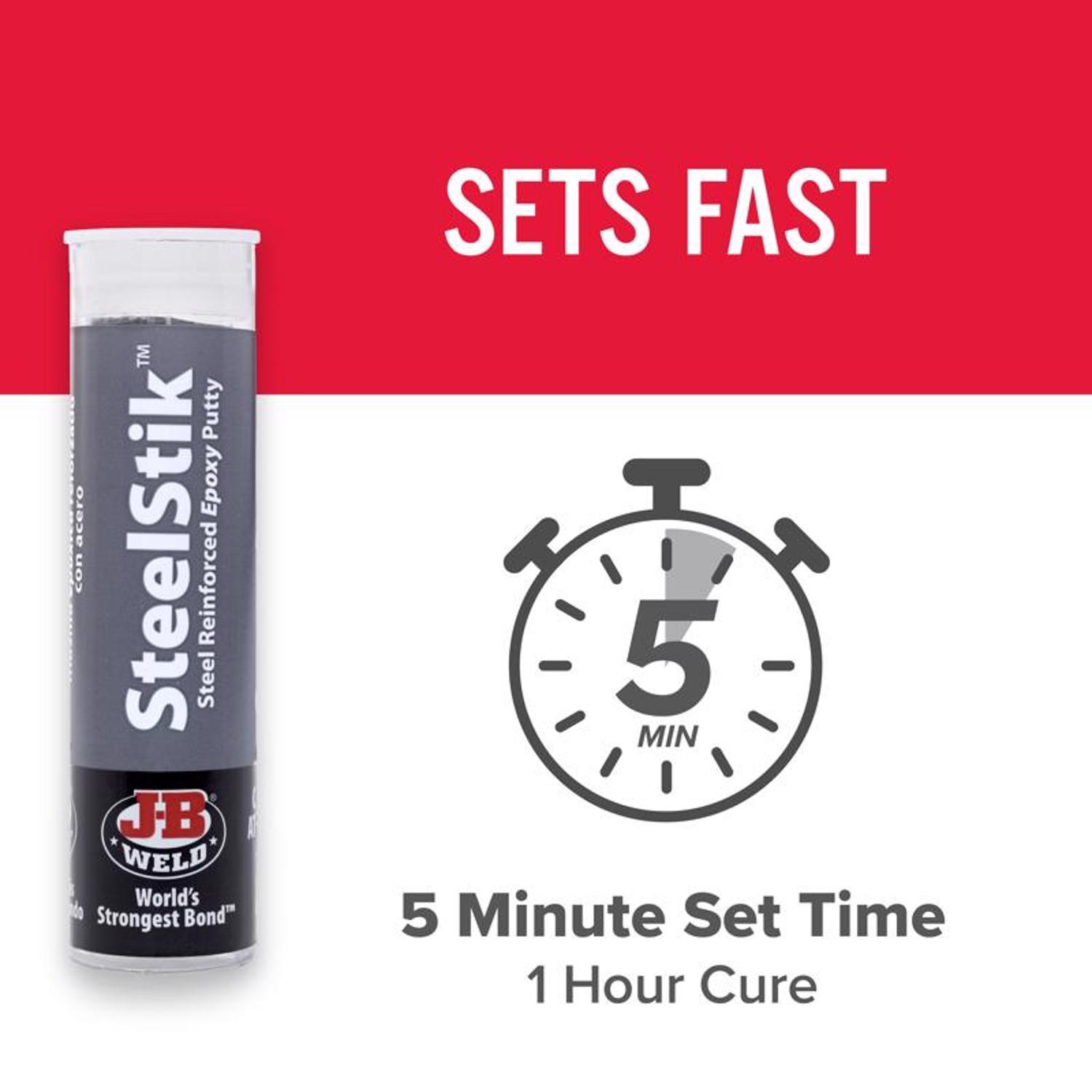 J-B Weld Steel Stik High Strength Automotive Epoxy Putty 2 oz