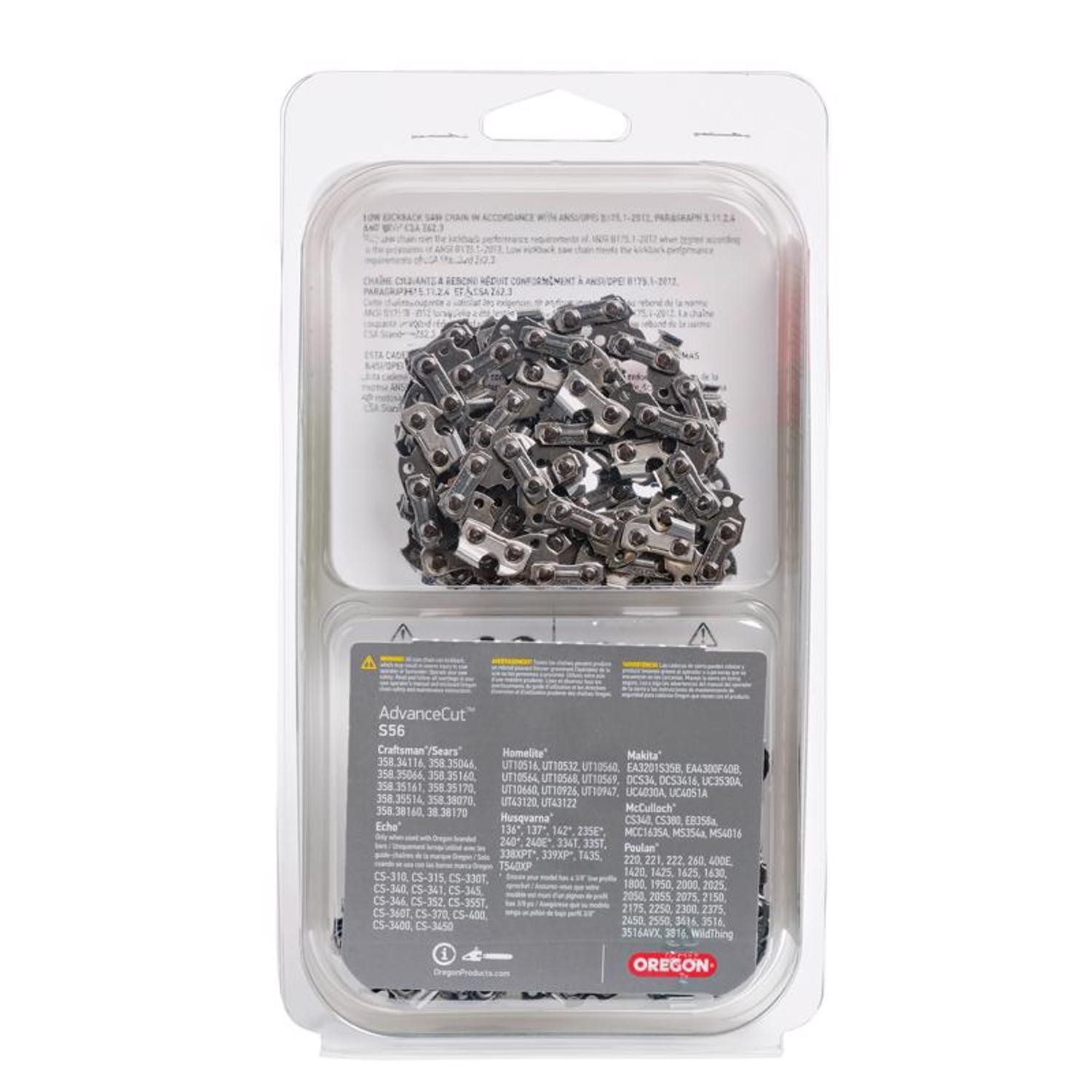 Oregon AdvanceCut S56T 16 in. Chainsaw Chain 56 links