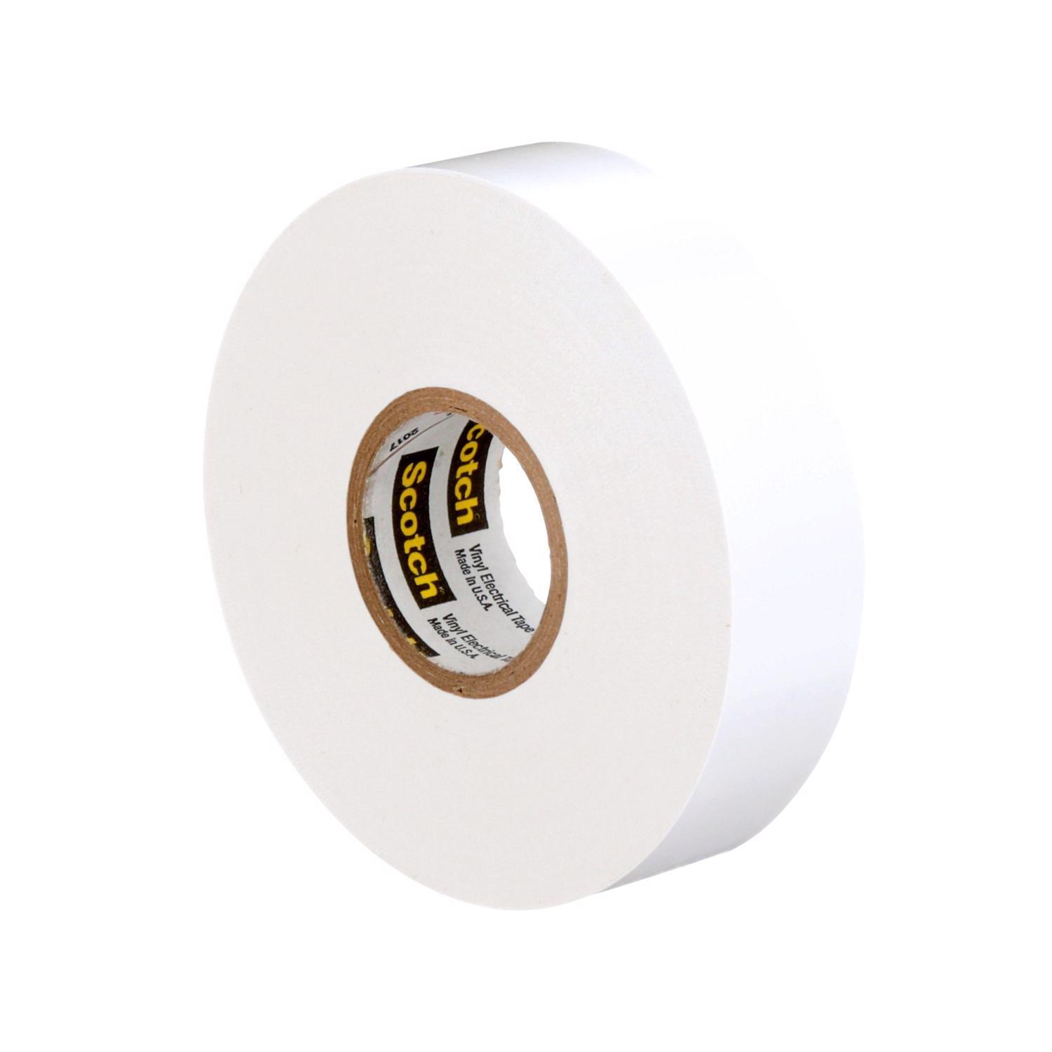 Scotch 3/4 in. W X 66 ft. L White Vinyl Electrical Tape