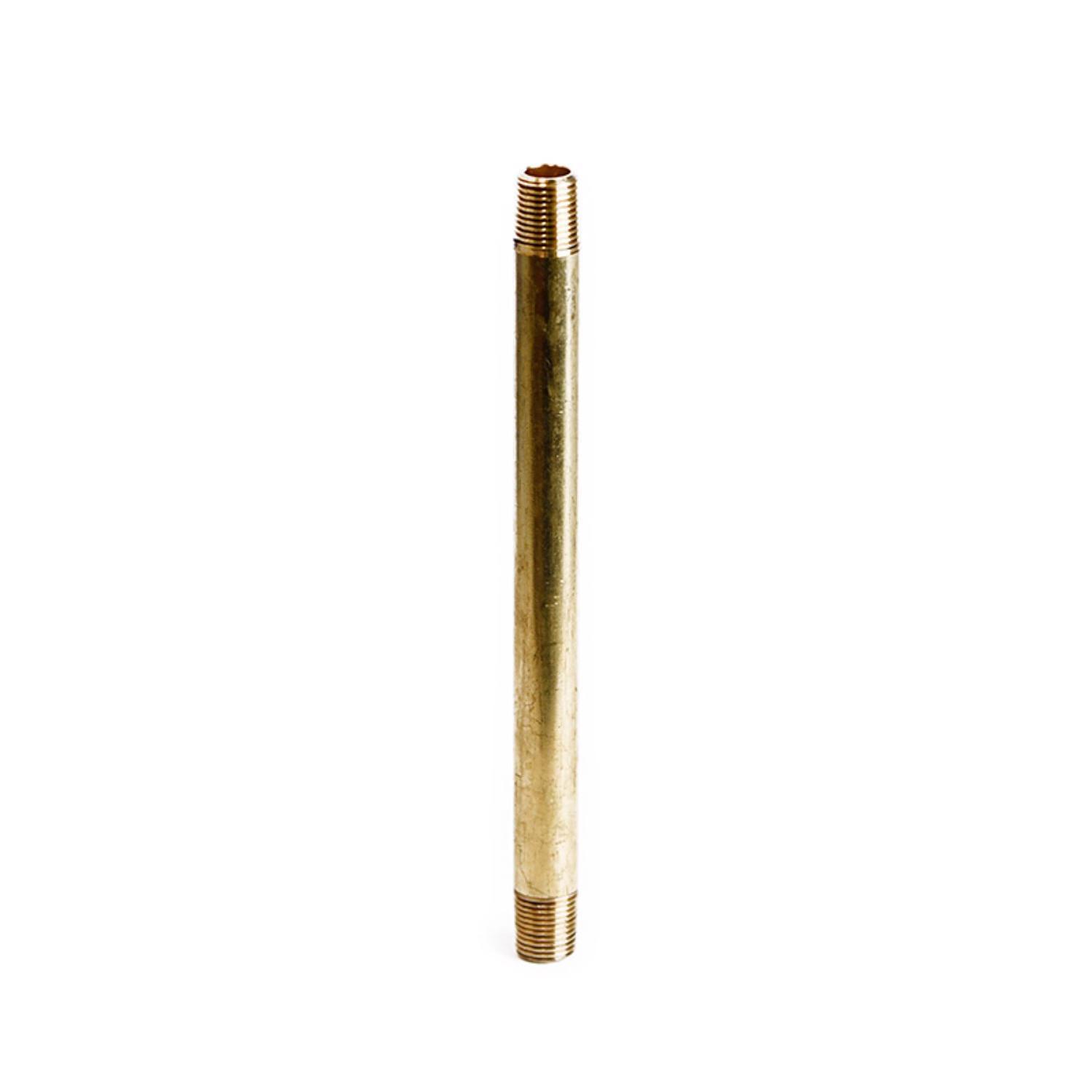 ATC 1/8 in. MPT 1/8 in. D MPT Yellow Brass Nipple 5 in. L