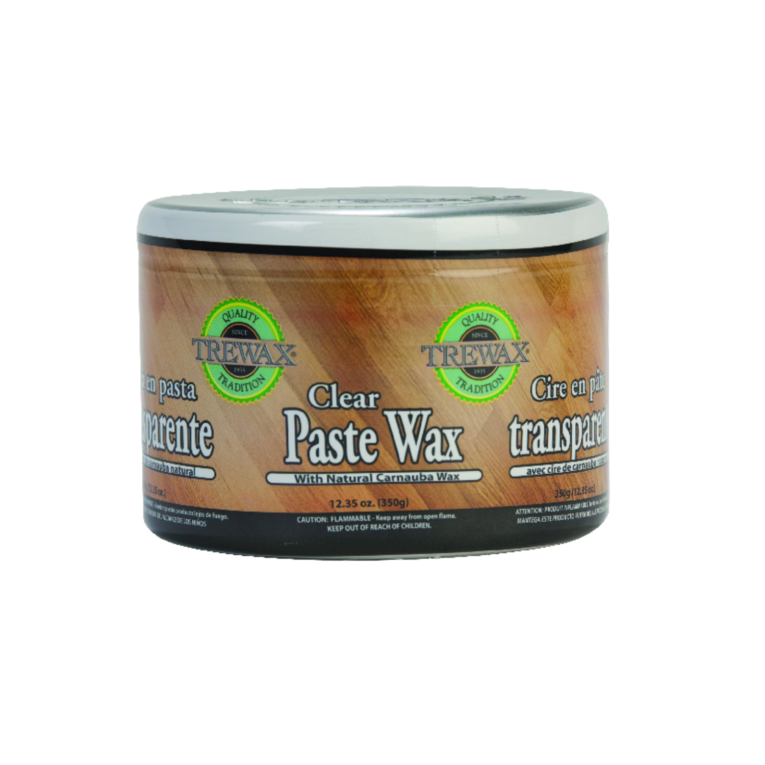 Trewax Clear Floor Wax Paste 12.35 oz