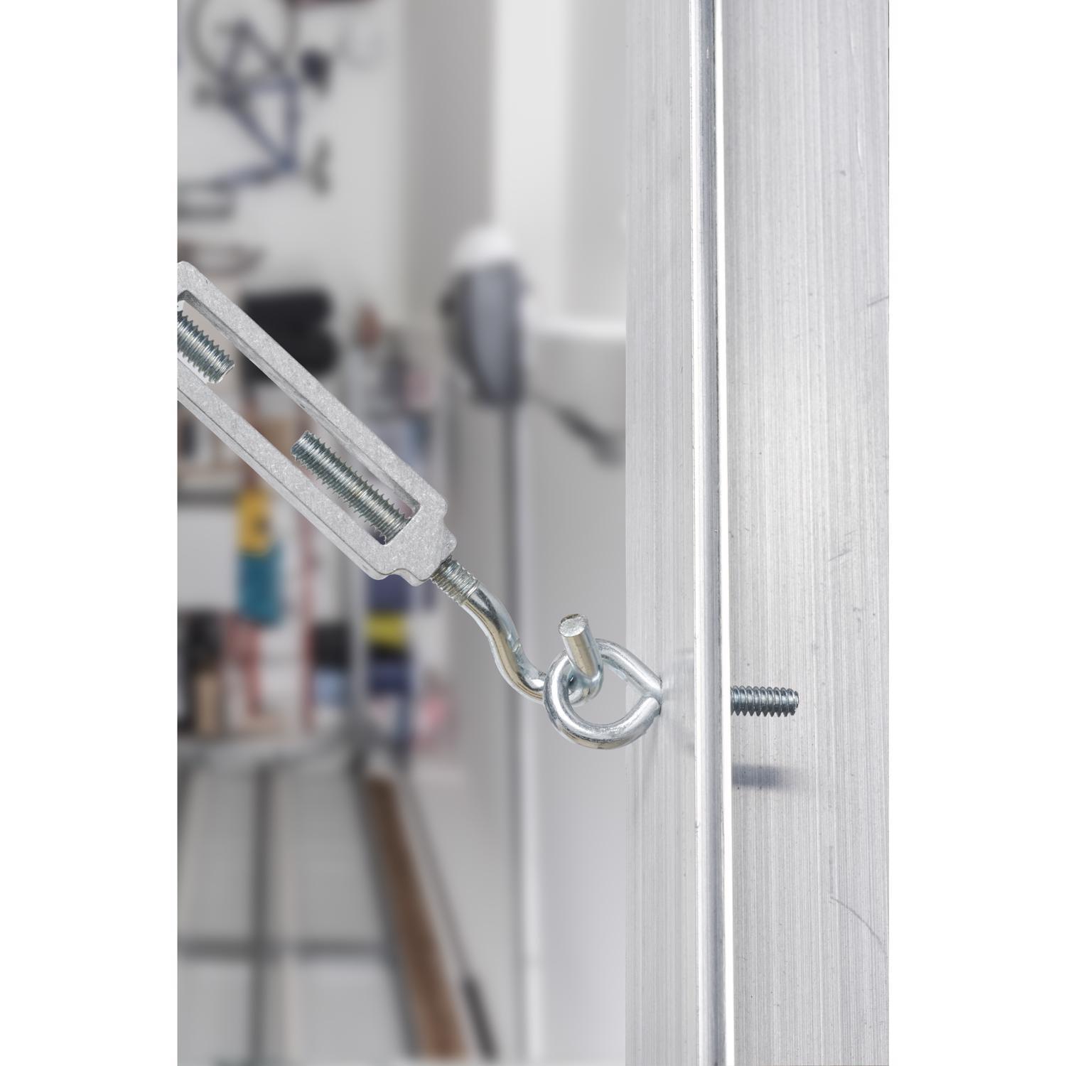 Hampton 3/16 in. X 1-1/2 in. L Zinc-Plated Steel Eyebolt Nut Included