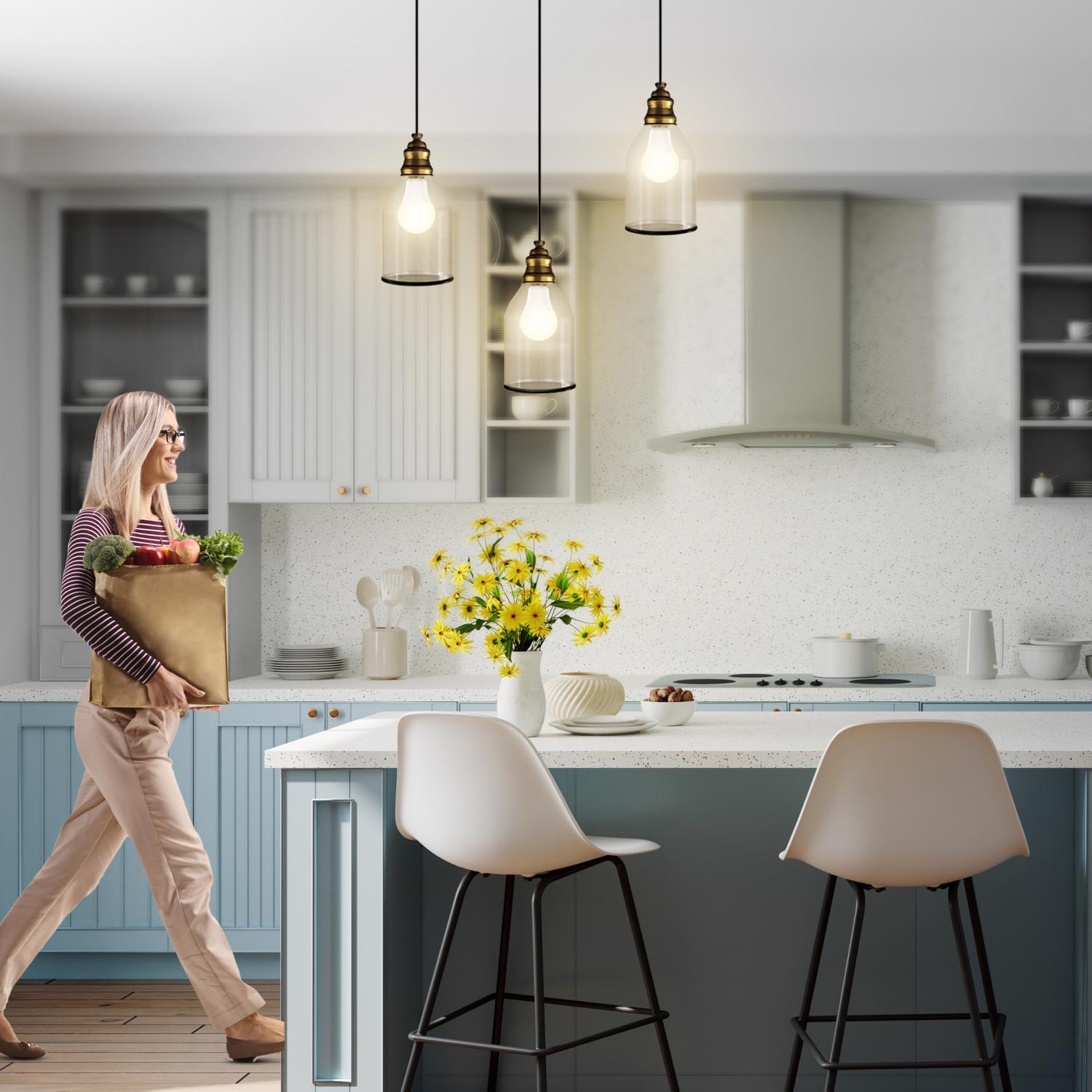 Feit A19 E26 (Medium) LED Bulb Soft White 60 Watt Equivalence 1 pk