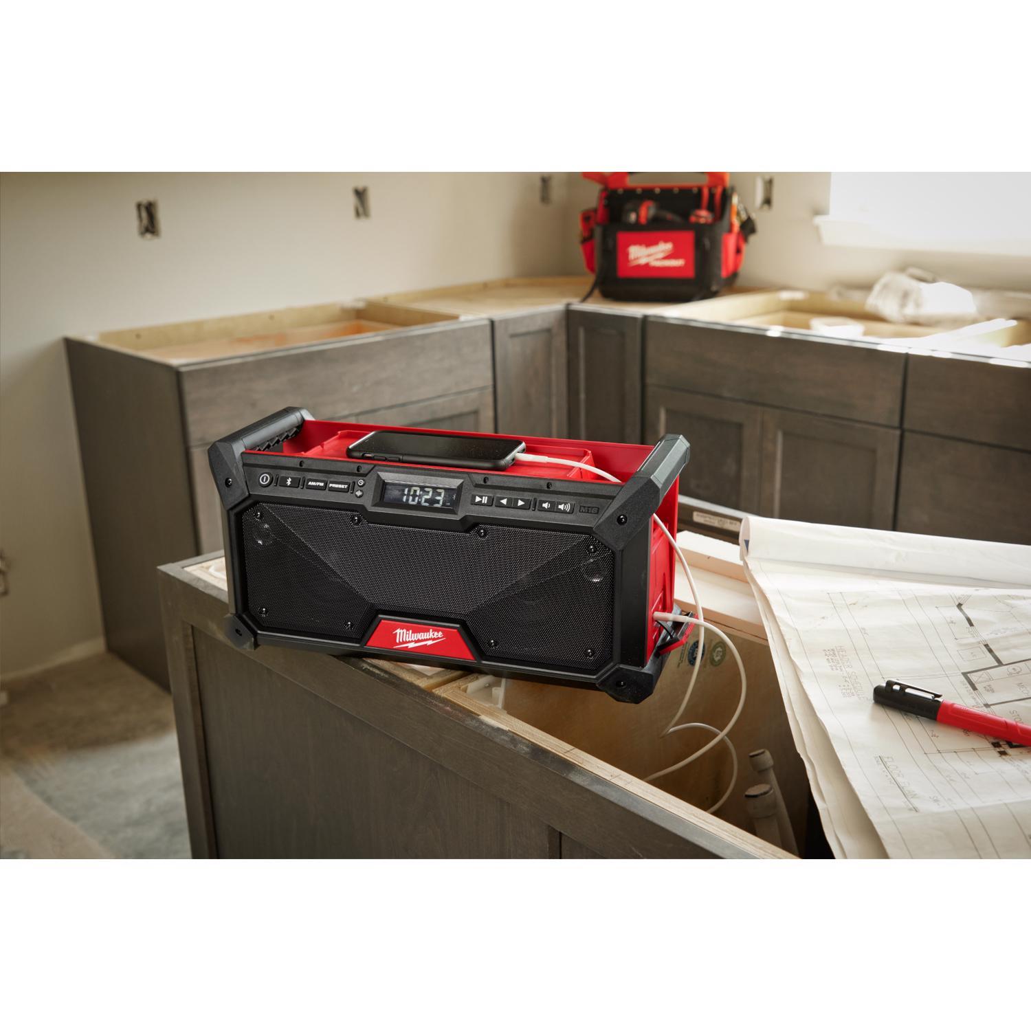 Milwaukee M18 Wireless Bluetooth Weather Resistant Jobsite Radio