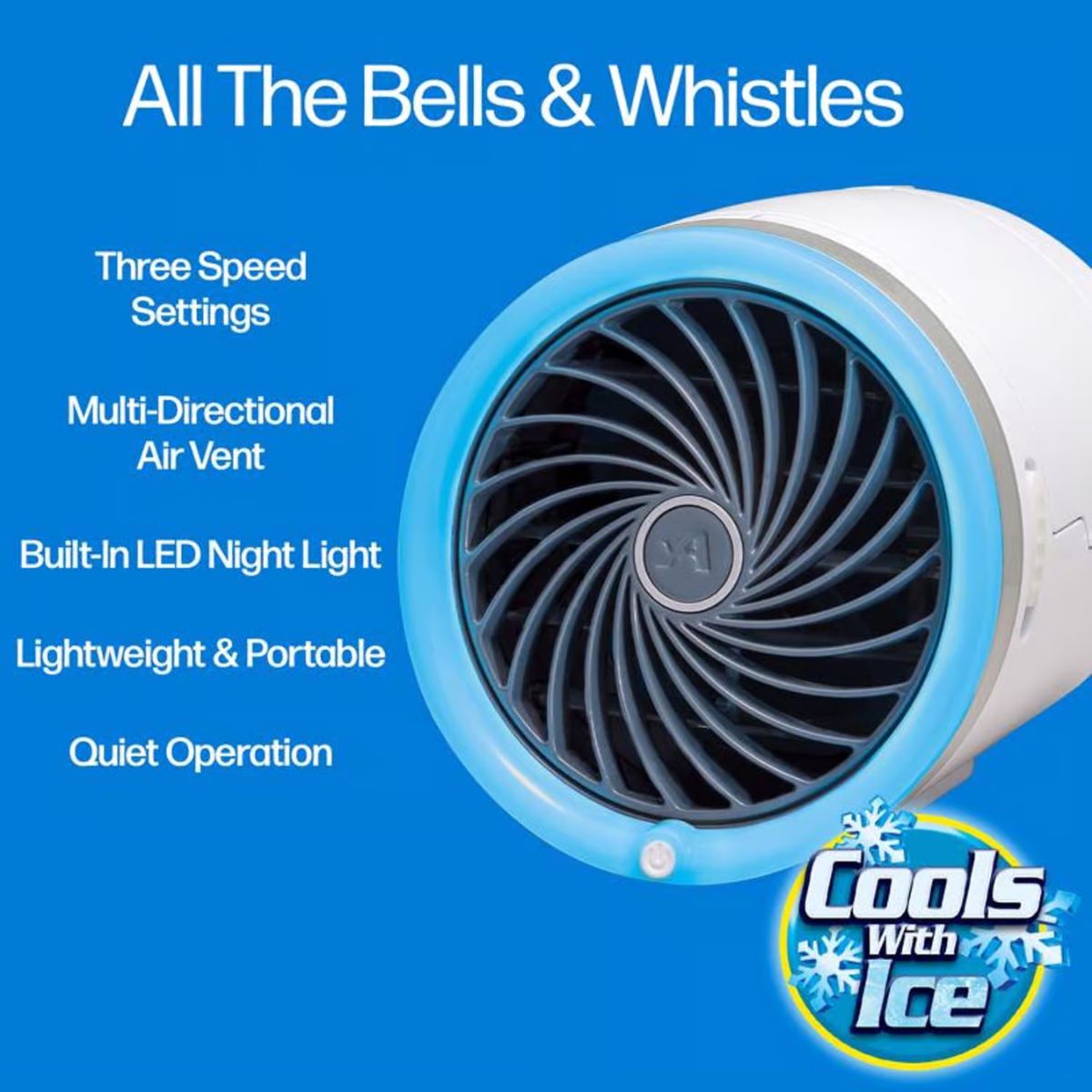 Arctic Air Ice Jet 150 sq ft 3 dB Portable Air Conditioner and Cooler