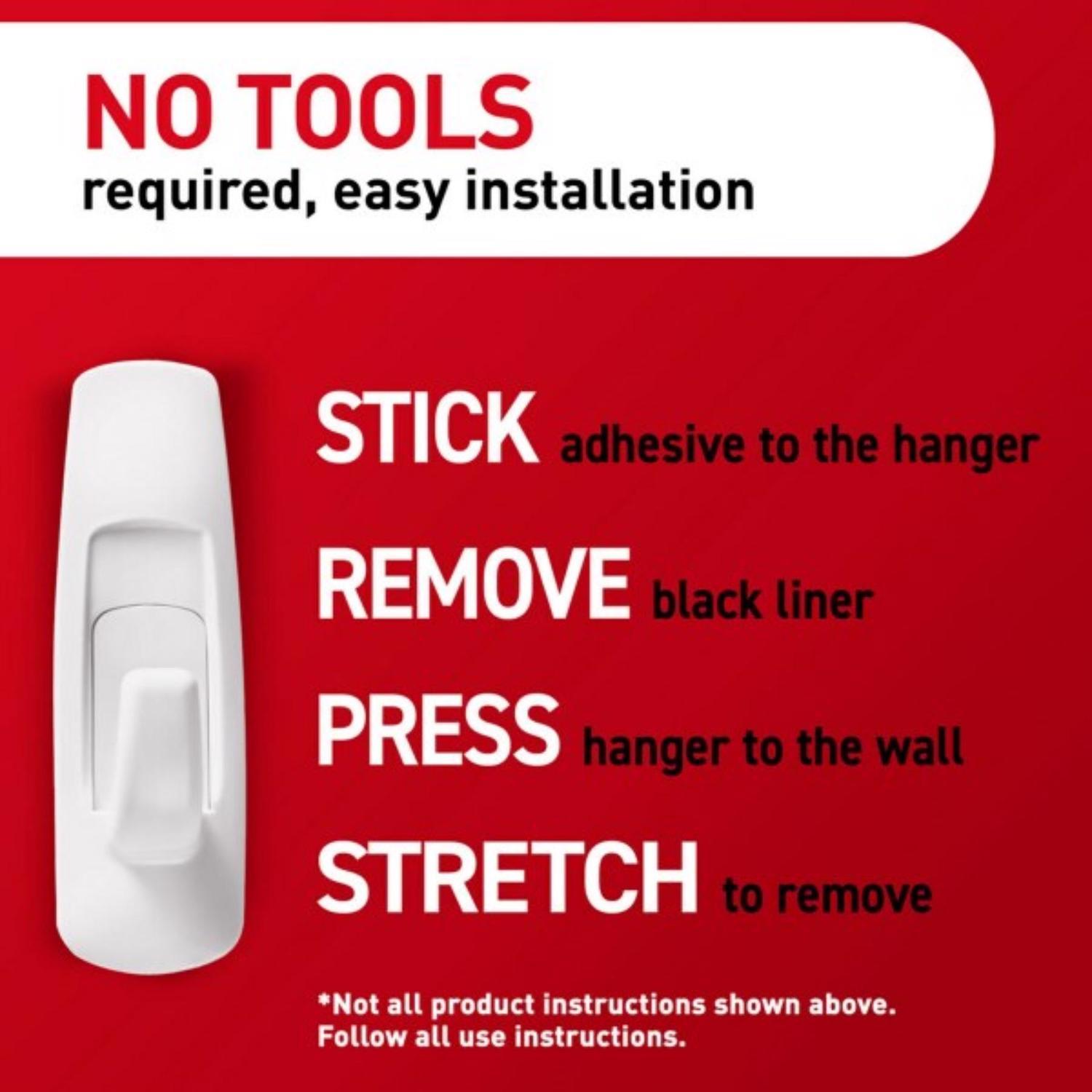 3M Command White Utility Hooks 5 lb 3 pk