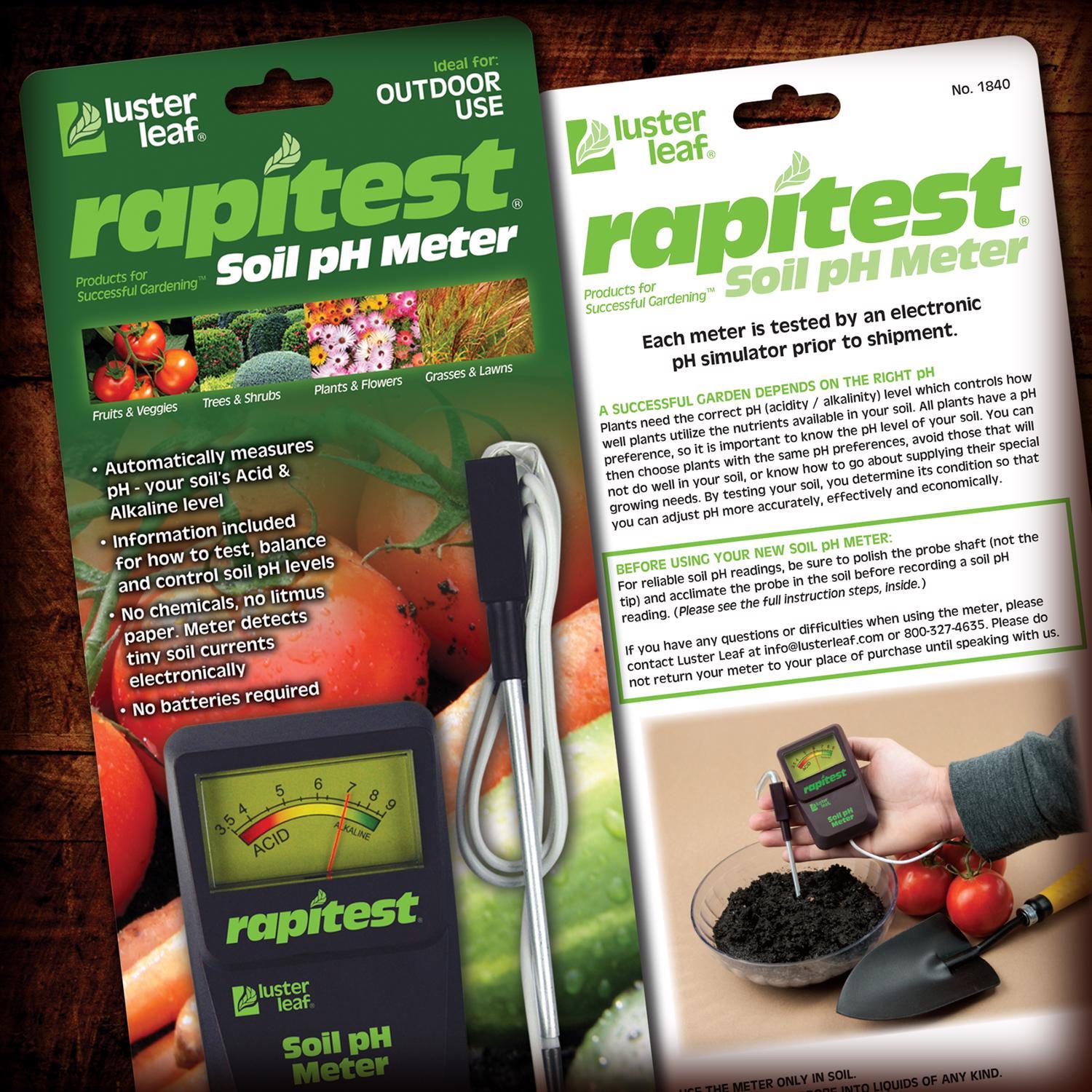Luster Leaf Analog pH Meter 1 pk