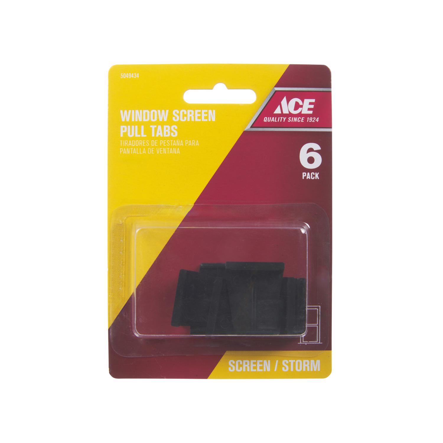 Ace Black Plastic Screen Clip 6 pk