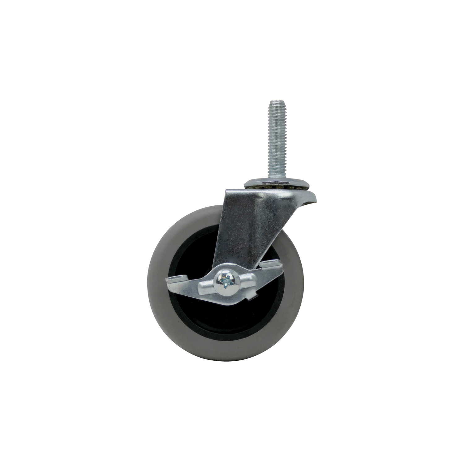 Shepherd Hardware 3 in. D Swivel Thermoplastic Rubber Caster 110 lb 1 pk
