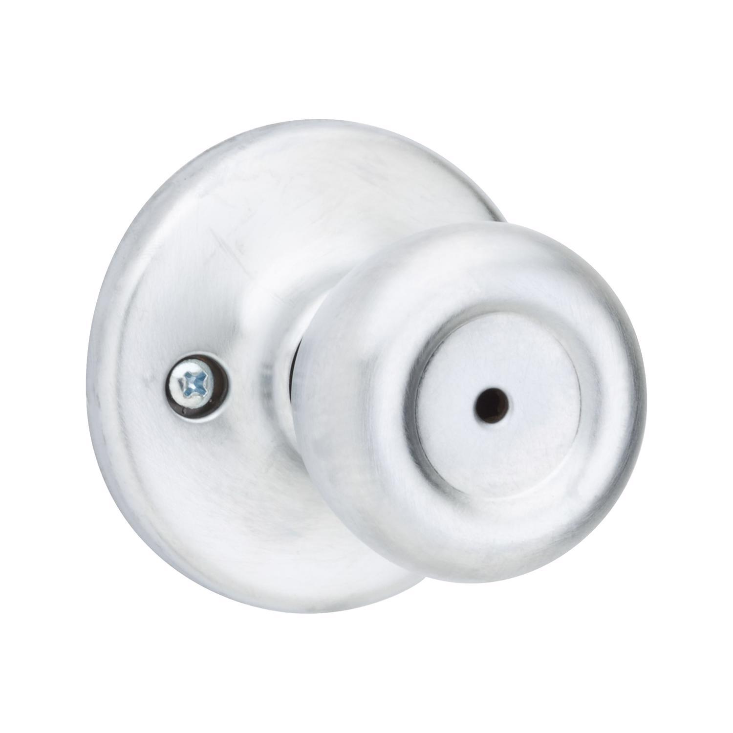 Kwikset Mobile Home Satin Chrome Privacy Knob