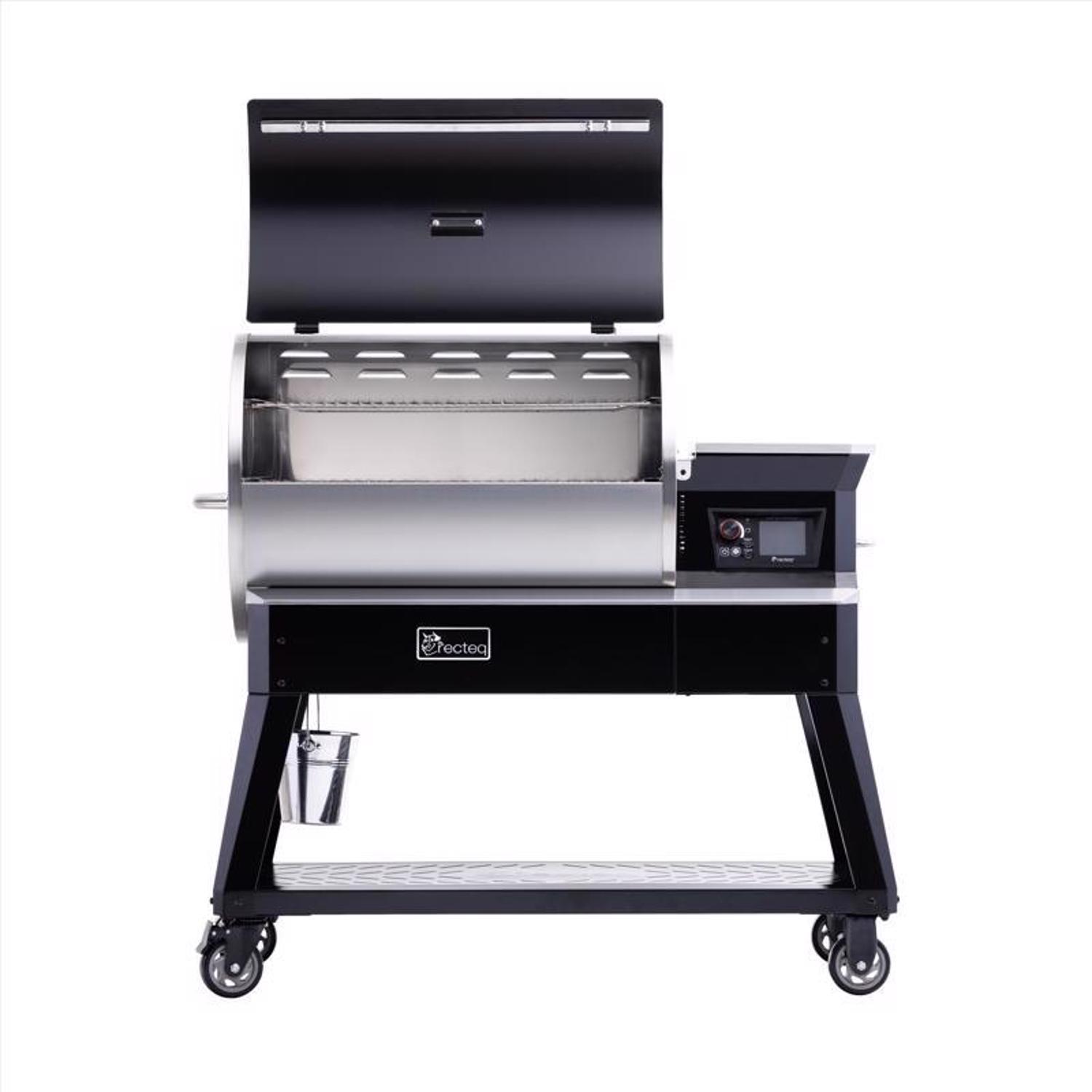 Recteq Deck Boss 900 Wood Pellet WiFi Grill and Smoker Black/Silver